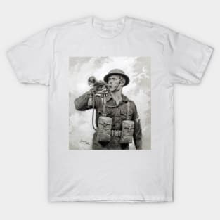 "Cease Fire" by Chevalier Fortunino Matania (1945 reproduction) T-Shirt